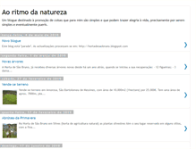 Tablet Screenshot of aoritmodanatureza.blogspot.com