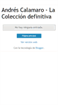 Mobile Screenshot of coleccioncalamaro.blogspot.com