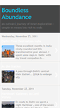 Mobile Screenshot of boundlessabundance.blogspot.com