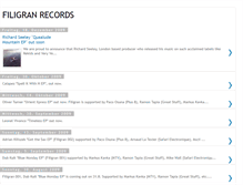 Tablet Screenshot of filigranrecords.blogspot.com