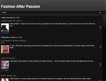 Tablet Screenshot of fashionafterpassion.blogspot.com