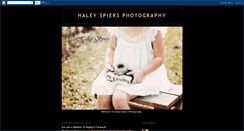 Desktop Screenshot of haleyspiersphotography.blogspot.com