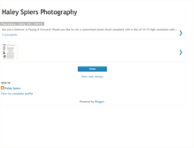 Tablet Screenshot of haleyspiersphotography.blogspot.com