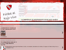 Tablet Screenshot of futbolalrojovivo.blogspot.com
