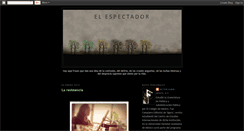 Desktop Screenshot of meditacionesdelespectador.blogspot.com