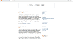 Desktop Screenshot of dyscalculia.blogspot.com