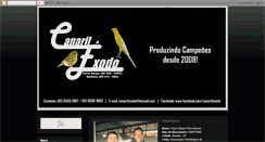 Desktop Screenshot of canarilexodo.blogspot.com