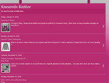 Tablet Screenshot of kneuroticknitter.blogspot.com