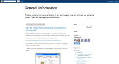 Desktop Screenshot of gen-info-rohan.blogspot.com