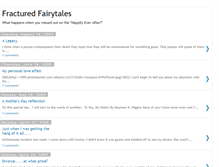 Tablet Screenshot of myfracturedfairytale.blogspot.com