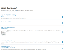Tablet Screenshot of musicdownload-now.blogspot.com