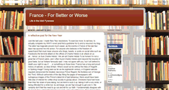 Desktop Screenshot of franceforbetterorworse.blogspot.com