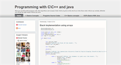 Desktop Screenshot of programmingwithdev.blogspot.com