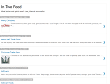 Tablet Screenshot of intwofood.blogspot.com