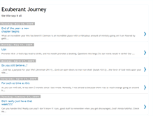 Tablet Screenshot of exuberantjourney.blogspot.com