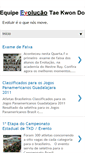 Mobile Screenshot of equipeevolucaotkd.blogspot.com