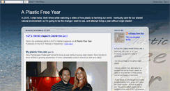 Desktop Screenshot of aplasticfreeyear.blogspot.com