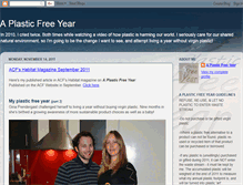 Tablet Screenshot of aplasticfreeyear.blogspot.com