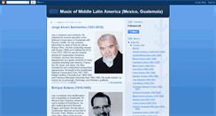 Desktop Screenshot of middlelatinamericamusic.blogspot.com