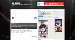 Desktop Screenshot of jpsp-passion.blogspot.com