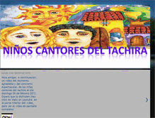 Tablet Screenshot of ninoscantoresdeltachira.blogspot.com