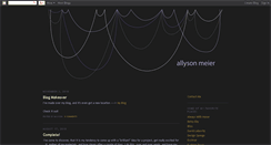 Desktop Screenshot of allysonmeier.blogspot.com