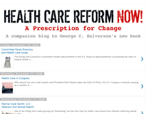 Tablet Screenshot of healthcarereformnow.blogspot.com