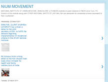 Tablet Screenshot of niummovement.blogspot.com