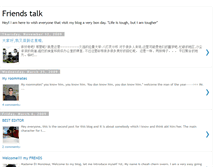 Tablet Screenshot of friendstalkie.blogspot.com