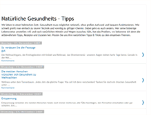 Tablet Screenshot of gesundheits-tipps.blogspot.com