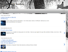 Tablet Screenshot of encantodossonhos.blogspot.com