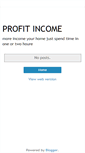 Mobile Screenshot of profitincome2.blogspot.com