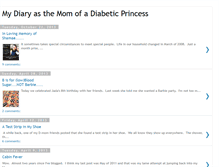 Tablet Screenshot of diabeticprincessmom.blogspot.com
