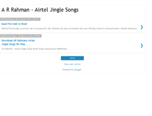 Tablet Screenshot of airteljingle.blogspot.com