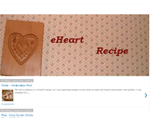 Tablet Screenshot of eheartrecipe.blogspot.com