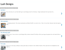 Tablet Screenshot of lush-designs.blogspot.com