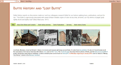 Desktop Screenshot of buttehistory.blogspot.com
