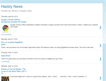 Tablet Screenshot of hazbiynews.blogspot.com