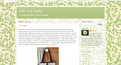 Desktop Screenshot of oaktree-quilts.blogspot.com