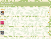 Tablet Screenshot of oaktree-quilts.blogspot.com
