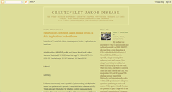 Desktop Screenshot of creutzfeldt-jakob-disease.blogspot.com