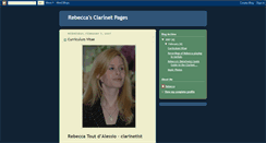 Desktop Screenshot of clarinet-lessons.blogspot.com
