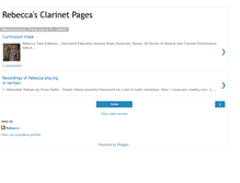 Tablet Screenshot of clarinet-lessons.blogspot.com