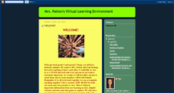 Desktop Screenshot of mrspattons-virtuallearning-environmen.blogspot.com
