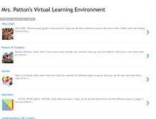 Tablet Screenshot of mrspattons-virtuallearning-environmen.blogspot.com
