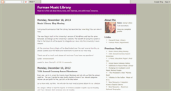 Desktop Screenshot of furmanmusiclibrary.blogspot.com