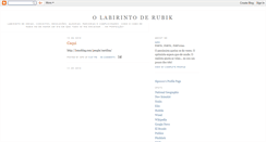 Desktop Screenshot of labirintoderubik.blogspot.com