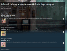 Tablet Screenshot of duniadangdutindonesia.blogspot.com