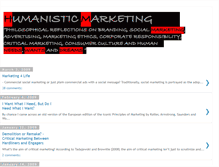 Tablet Screenshot of humanisticmarketing.blogspot.com