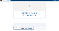 Desktop Screenshot of jumpstartbusiness.blogspot.com